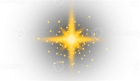 Twinkle Golden Star Pattern For Photo Effect And Overlay Abstract