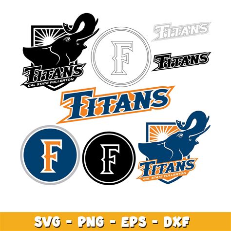 Cal State Fullerton Titan Bundle Svg Cal State Fullerton Titan Logo S