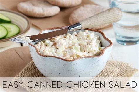 Canned Chicken Salad Recipe An Edible Mosaic™