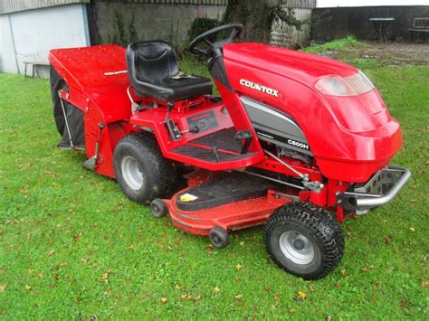 Ride On Lawn Mower Countax C H Blade Hp Engine Sweeper And