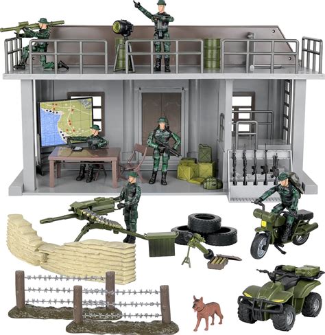 Amazon Click N Play Army Action Figure And Military Playset With