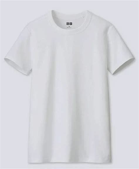 Uniqlo Plain White Shirt Mens Fashion Tops And Sets Tshirts And Polo