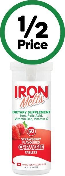 Iron Melts Chewable Vitamin Tablets Pk Offer At Woolworths