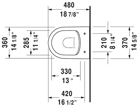 Me By Starck Toilet Wall Mounted Compact Duravit Rimless Duravit