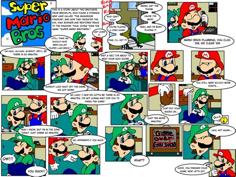 Super Mario Bros Page 1 By Nintendrawer On Deviantart