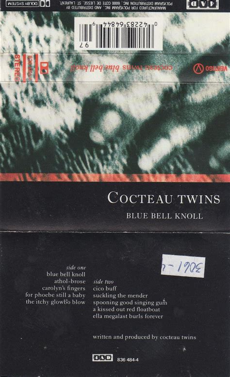 Cocteau Twins Blue Bell Knoll Cassette Discogs