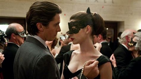 Tdkr Bruce Wayne Christian Bale And Selina Kyle Anne Hathaway