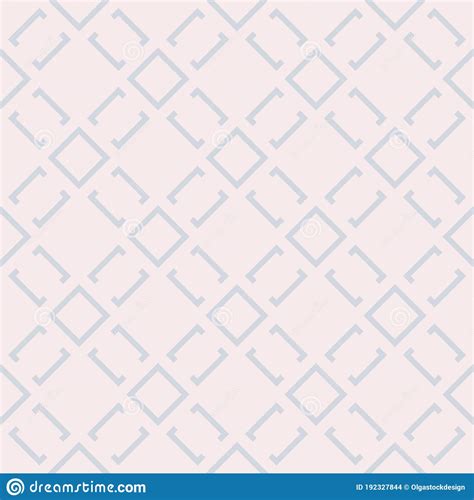 Vector Geometric Seamless Pattern With Diamonds Rhombuses Lines