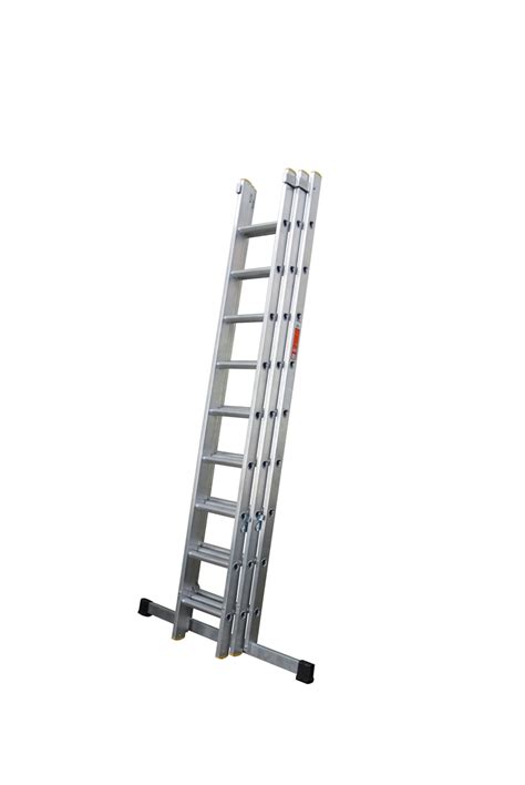 Lfi Aluminium Triple Extension Ladder 3 X 15 Rung H7tp40 Ladderstore Uk