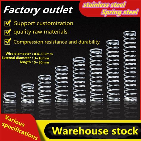 Compression Spring Sus Stainless Steel Wire Diameter Mm Outer