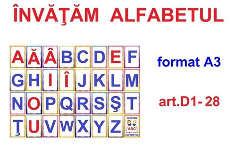 D Alfabetul Limbii Rom Ne A Sc Av Diverta