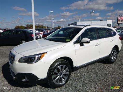 Crystal White Pearl 2017 Subaru Outback 2.5i Touring Exterior Photo ...