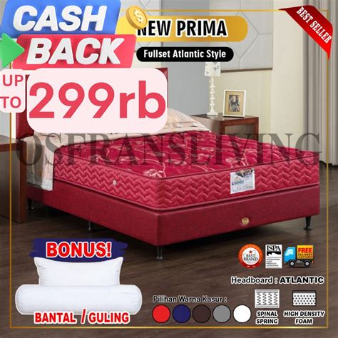 Jual Guhdo Springbed New Prima X Fullset Atlantic Style