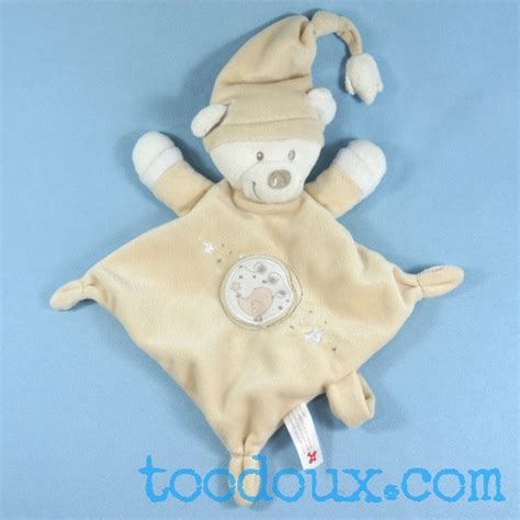 Toodoux Sp Cialiste En Sos Doudou Ours Plat Nicotoy