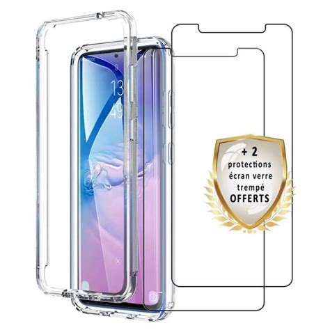 Coque pour Samsung Galaxy S20 Silicone 2 verres trempés Cdiscount