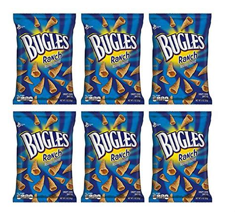 BUGLES RANCH NATURALLY FLAVORED 3 Oz 85 G 6 In A Box Crispy Corn