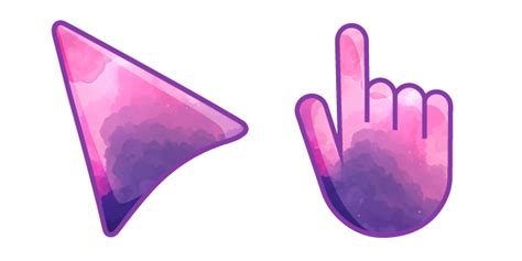 Purple Clouds Cursor Custom Cursor