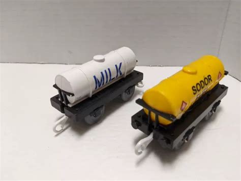 Thomas Friends Trackmaster Sodor Fuel Milk Tanker Yrain Tomy Mattel