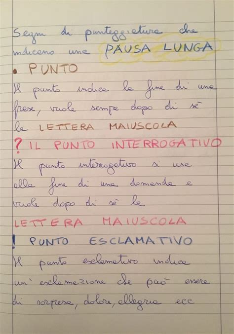 LA PUNTEGGIATURA Blog Di Maestra Mile