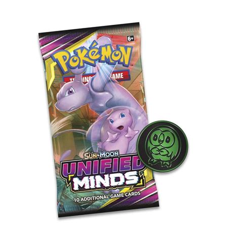 Pokémon Tcg Sun And Moon Unified Minds 3 Booster Packs Coin And Vikavolt Promo Card Pokémon