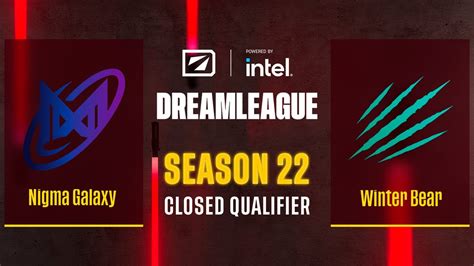 Dota2 Nigma Galaxy Vs Winter Bear Game 1 DreamLeague Season 22