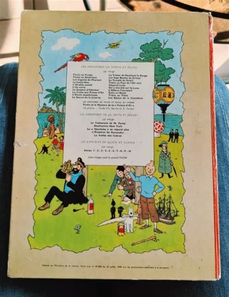 TINTIN LE CRABE Au Pinces D Or Casterman 1964 B35 EUR 10 00 PicClick FR