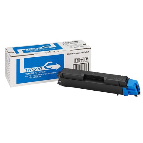 Buy Kyocera TK 590 Toner Cartridge Cyan Online AED475 From Bayzon