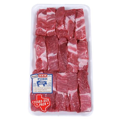 H E B Pork Boston Butt Country Style Ribs Boneless Club Pack Shop Meat At H E B