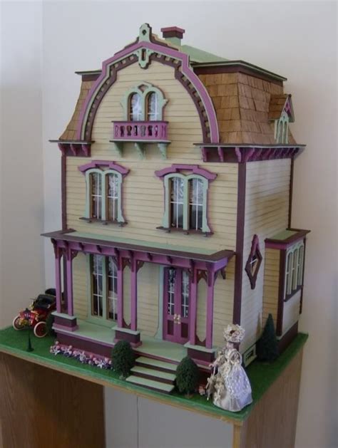 More Minis Blogspot Finishing Your Dollhouse Doll House Cardboard Dollhouse Exterior