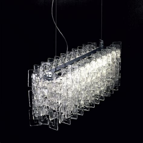 Lustre Contemporain CHARLIE Av Mazzega En Verre 6 Ampoules 8