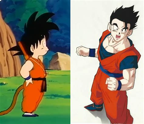 Difference between Goku and Gohan at 16. : r/dbz