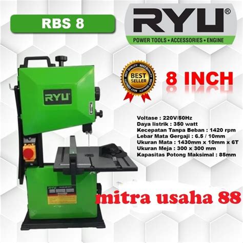 M U Original Ryu Rbs Mesin Band Saw Inch Gergaji Kayu