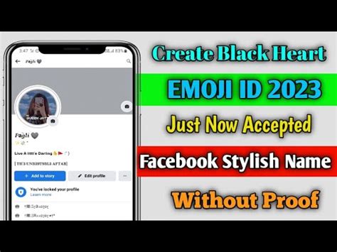 How To Create Emoji Name Id Without Update 2023 Emoji Name Facebook