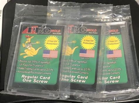 Pack Pro Mold Regular Pt Screw Down Card Holder Pc Ii Free