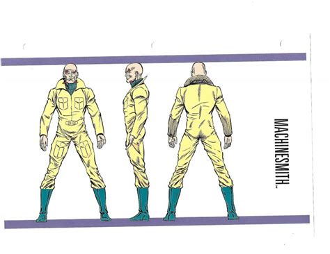 Official Handbook Of The Marvel Universe Sheet Machinesmith Comic