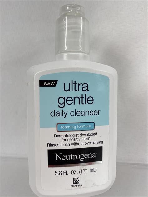 Neutrogena Ultra Gentle Daily Cleanser Foaming Formula For Sensitive