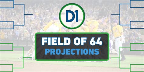 2024 D1baseball Field Of 64 Projections May 24 Bvm Sports