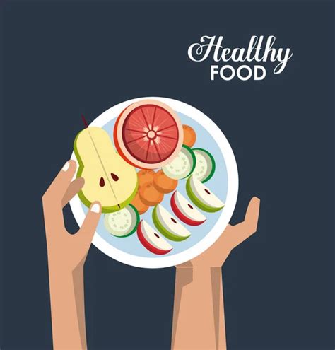 Healthy Food Concept Stock Vector By ©jemastock 195360678