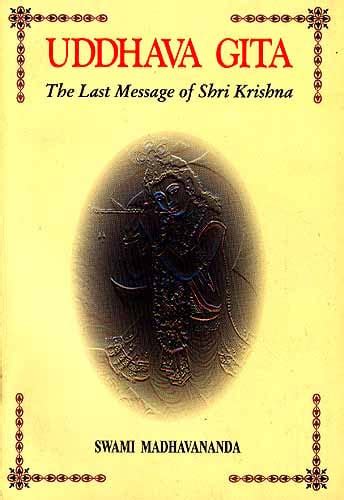 Uddhava Gita The Last Message Of Shri Krishna Exotic India Art