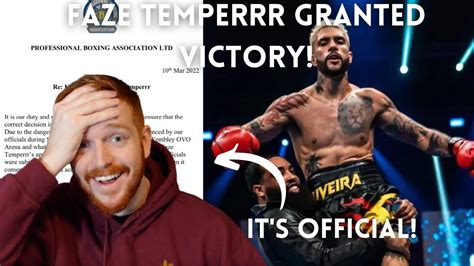 Faze Temperrr Officially Wins Vs King Kenny Pba Boxing Re Score