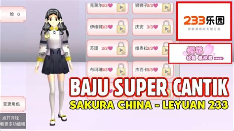 Wah Baju Terbaru Yang Sangat Cantik Sakura Versi China Leyuan