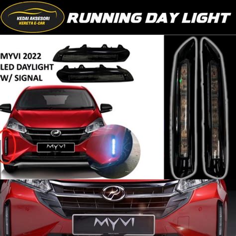 Perodua Myvi G Facelift Dynamic Front Drl Daylight With