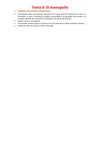 Tema 3 El Monopolio Pdf