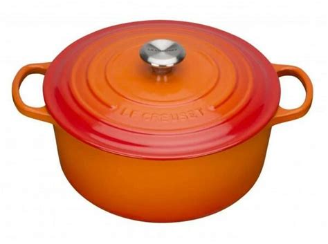 Pflegeleichte Le Creuset Br Ter Signature Rund In Ofenrot Cm L