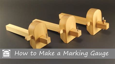 How To Make A Marking Gauge With Hand Tools Hand Tool Woodworking