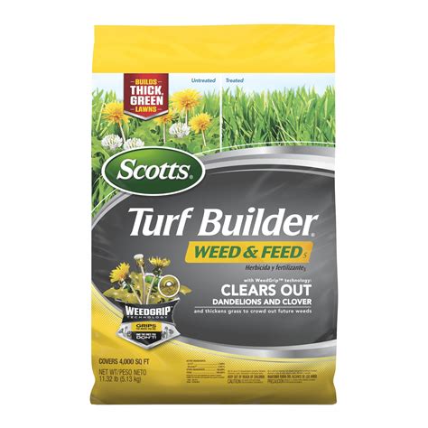 Scotts Turf Builder Weed & Feed5 Lawn Fertilizer for Bermuda Grass