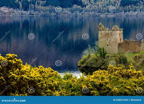 Urquhart Castle On Loch Ness In Inverness Scotland Uk Stock Photo