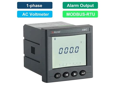 Acrel AMC72L AV Single Phase Volmeter Analyzer