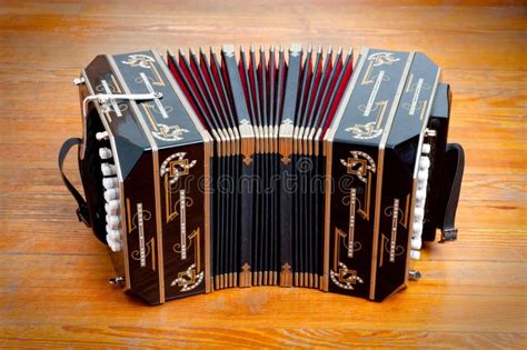 Instrumento Musical Del Tango Tradicional Llamado Bandoneon Imagen De