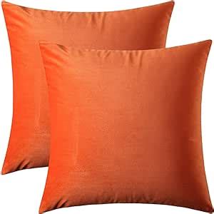 Artcest Set Of 2 Cozy Solid Velvet Throw Pillow Case Decorative Couch